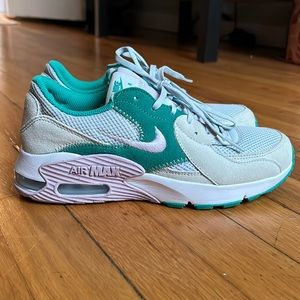 nike air max pink green size 7.5 womens